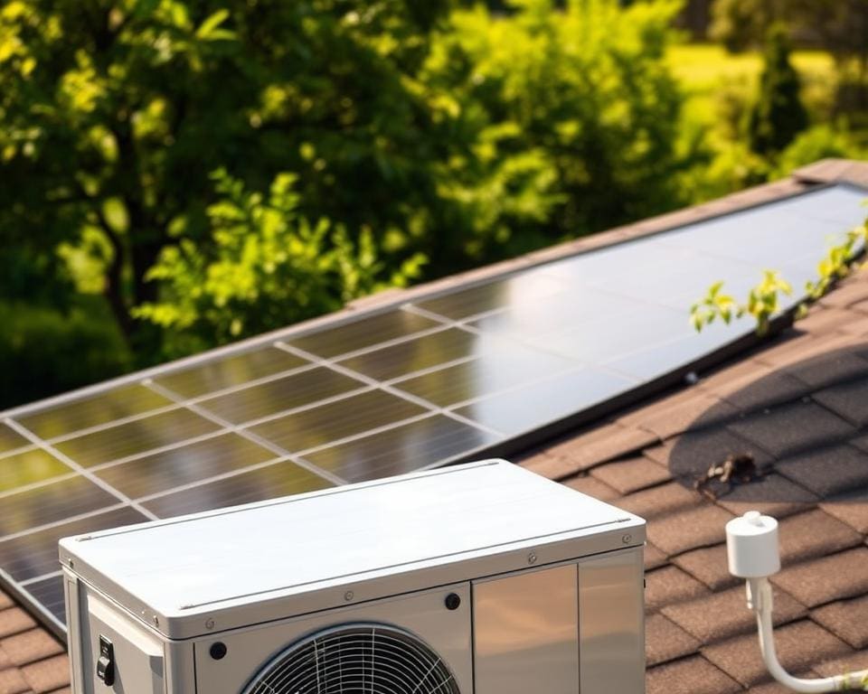 Zonnepanelen combineren met een warmtepomp