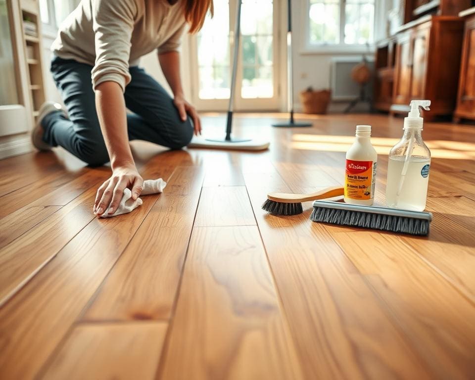 Hoe laat je een houten vloer onderhouden?