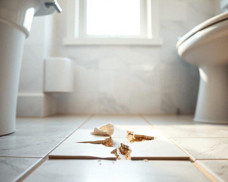 Hoe repareer je een losgeraakte tegel in de badkamer?