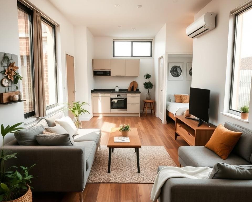 Hoe richt je een klein appartement praktisch in?