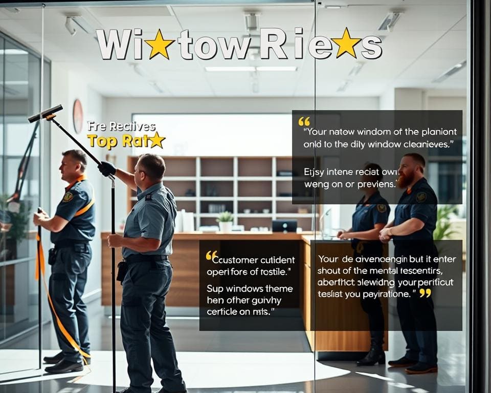 Hoe vind je een glazenwasser met goede recensies?