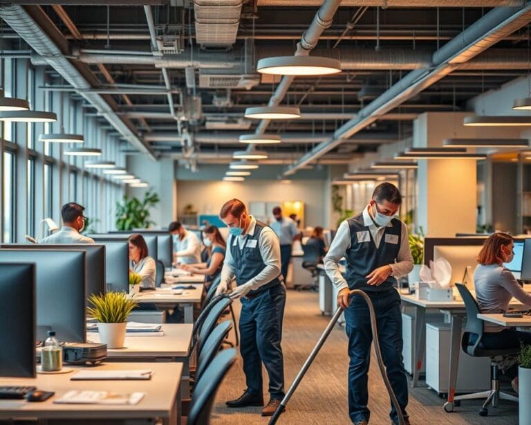 Hoe werkt een schoonmaakservice voor bedrijven?