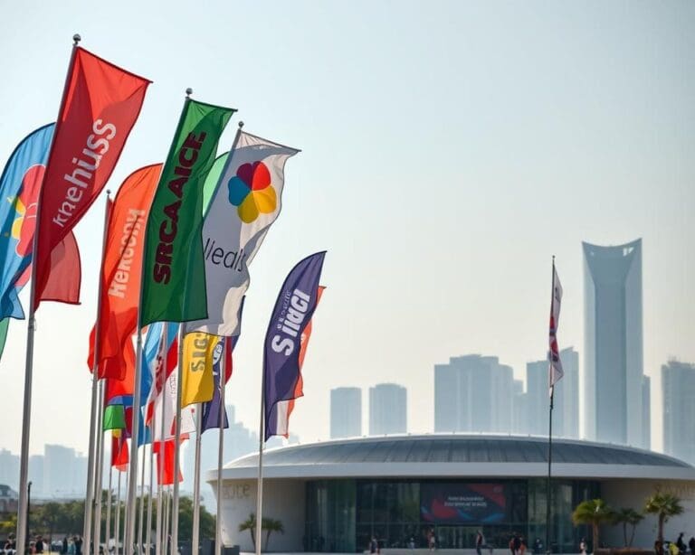 Hoe laat je vlaggen en spandoeken bedrukken bij Nesheli?