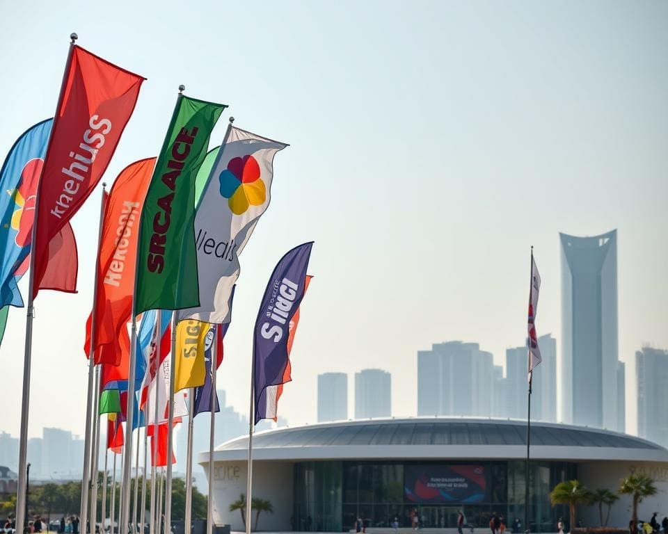 Hoe laat je vlaggen en spandoeken bedrukken bij Nesheli?