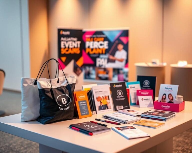 Wat zijn effectieve marketingmaterialen voor beurzen en events?