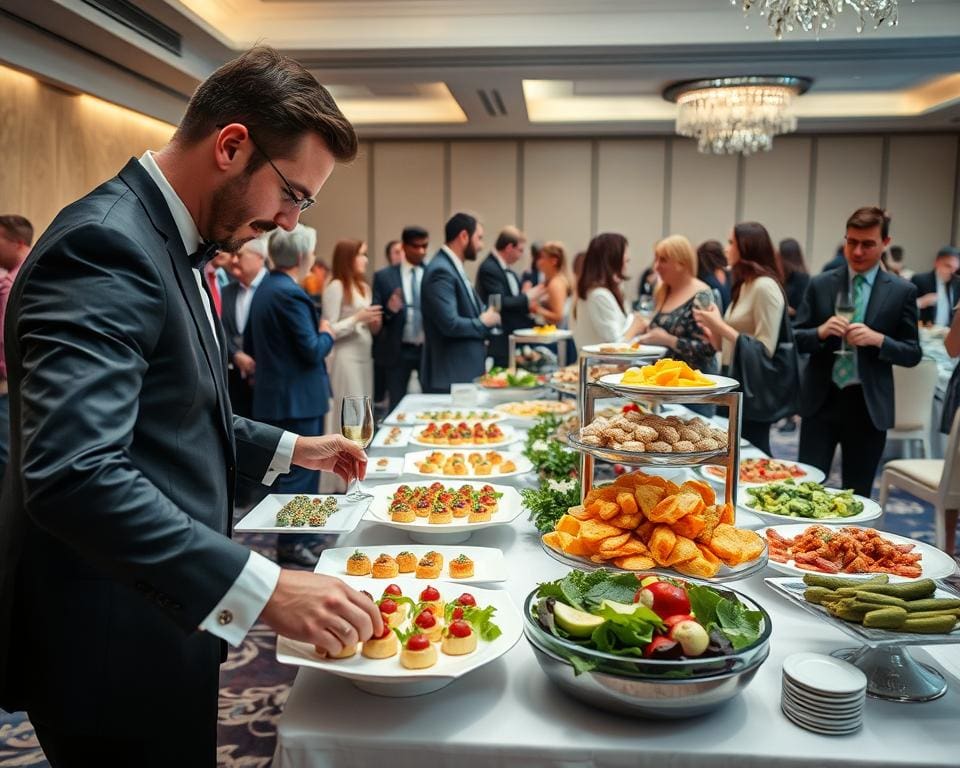 Hoe helpt een cateraar bij zakelijke evenementen?