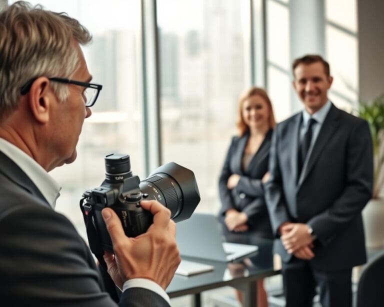 Hoe helpt een fotograaf bij professionele uitstraling?