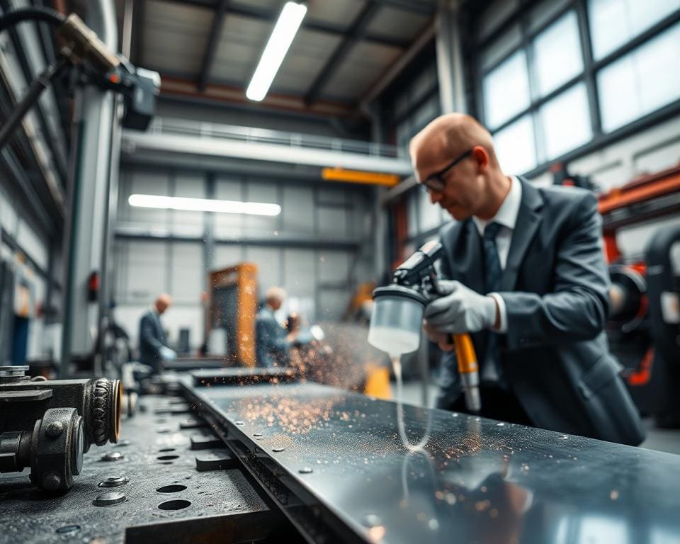 Hoe werkt metalliseren als staalbescherming?