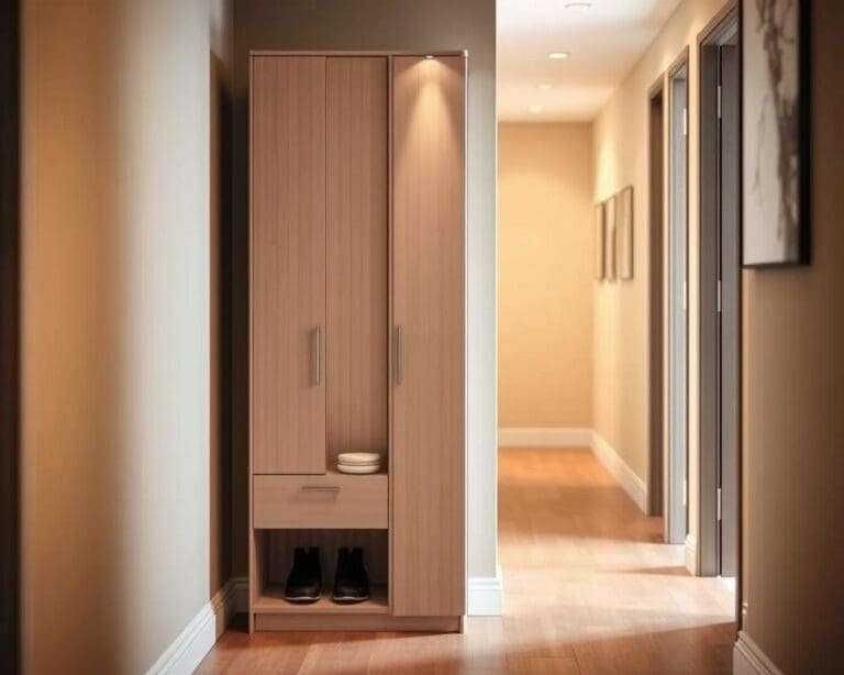 Wat maakt een kast geschikt voor smalle gangen?