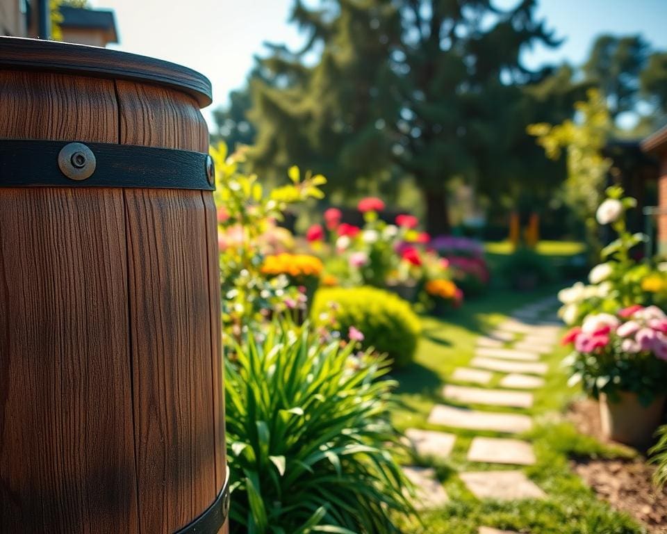 Wat maakt een regenton handig in de tuin?