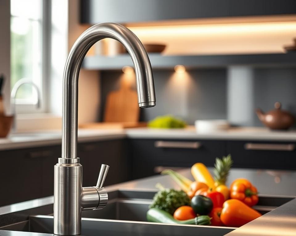 Welke keukenkraan bespaart water?