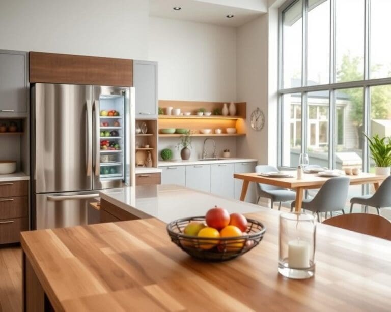 Welke koelkast past bij een open keuken?
