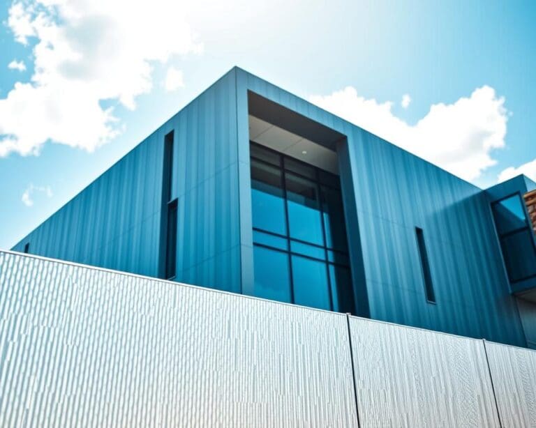 Aluminium composiet gevelbekleding voor moderne nieuwbouw