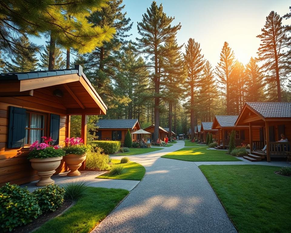 Hoe is vakantie vieren op een chaletpark midden in de natuur?