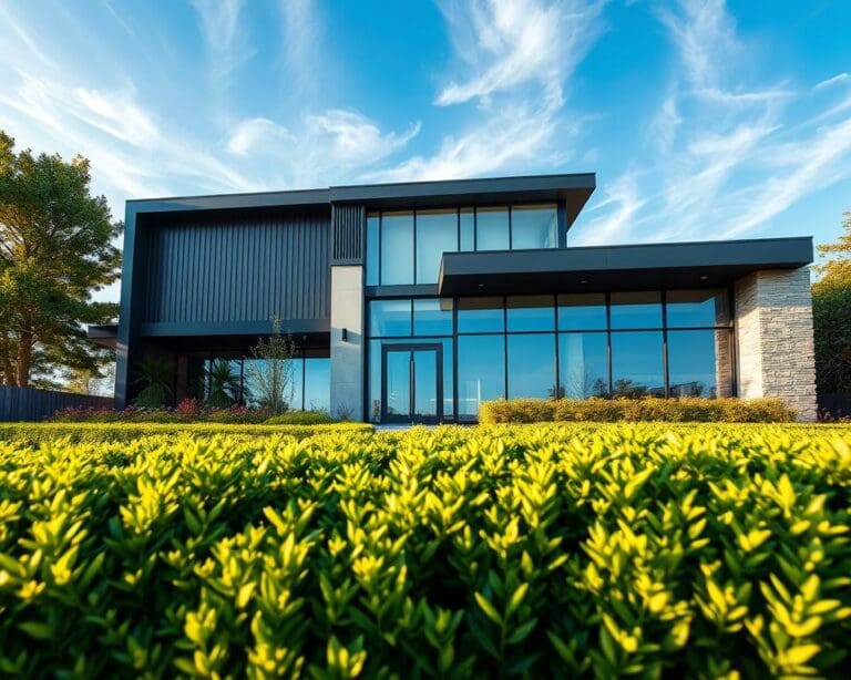 Moderne gevelafwerking voor een strak huisontwerp