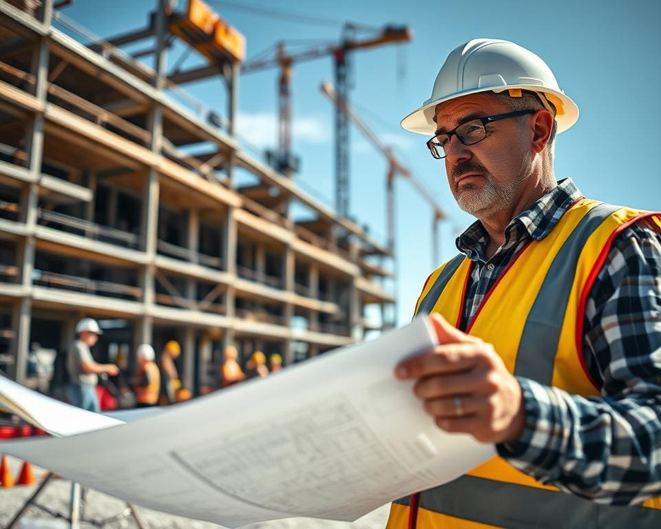 Wat doet een uitvoerder bij technische bouwprocessen?