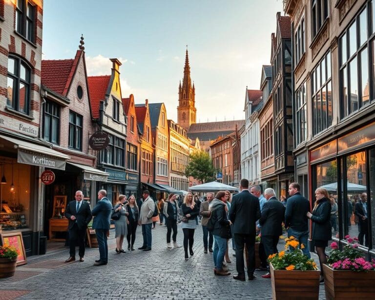 Wat maakt het centrum van Kortrijk verrassend?