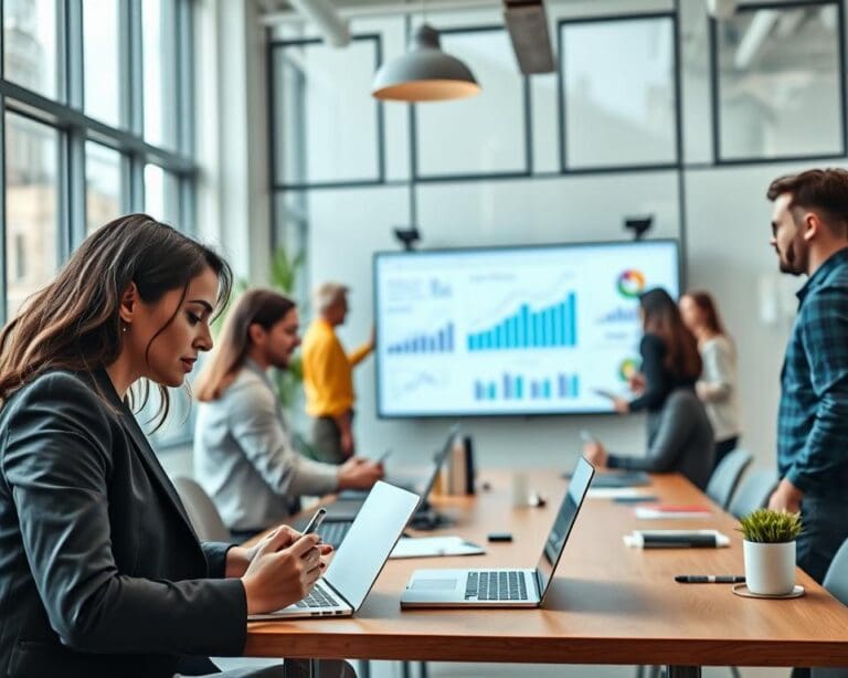 Banen in commerciële dienstverlening