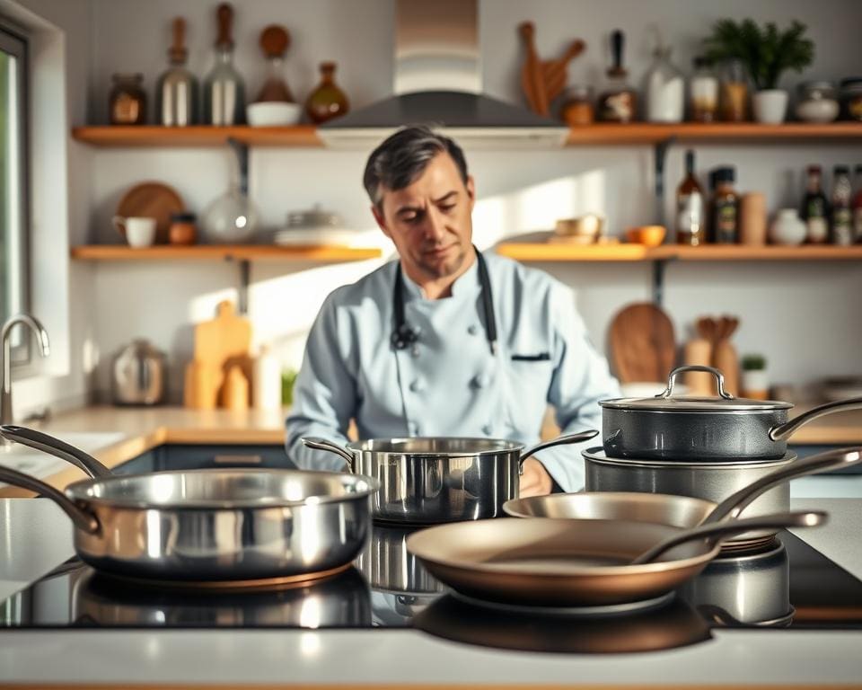 Is een inductiekookplaat geschikt voor elke pan?