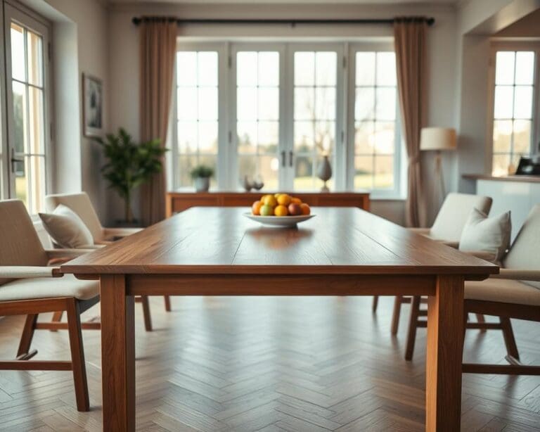 Is een uitschuifbare tafel praktisch?