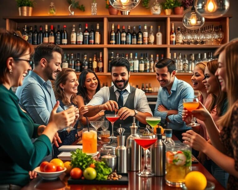 Wat maakt een cocktailworkshop zo gezellig?