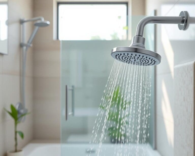 Welke douchekop bespaart water?