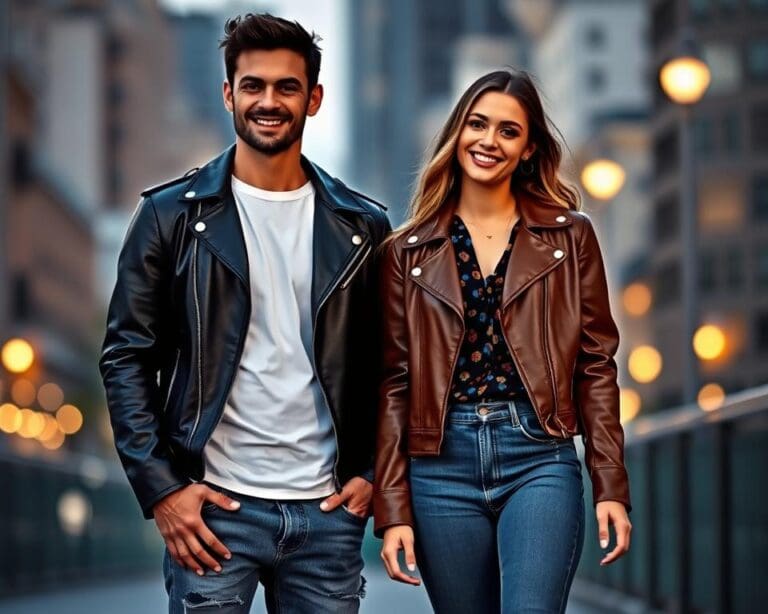 Welke leren jas past bij een casual stijl?
