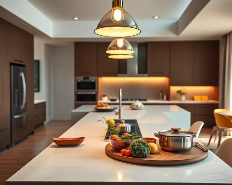 Welke verlichting past boven een kookeiland?