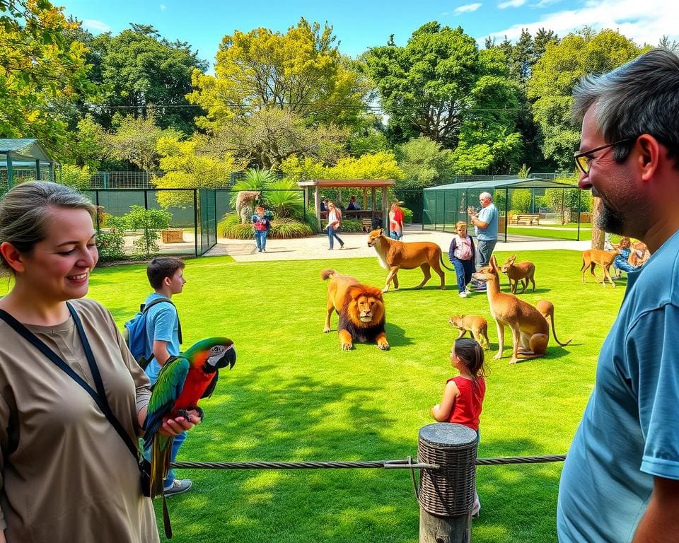 werken in een dierenpark
