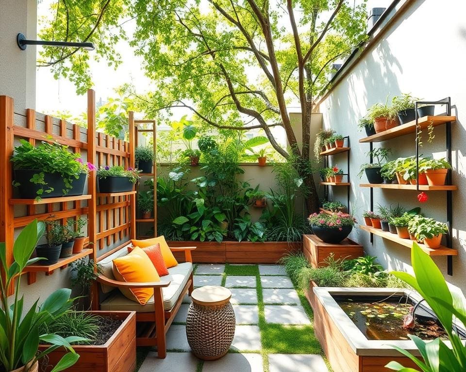 kleine tuin oplossingen